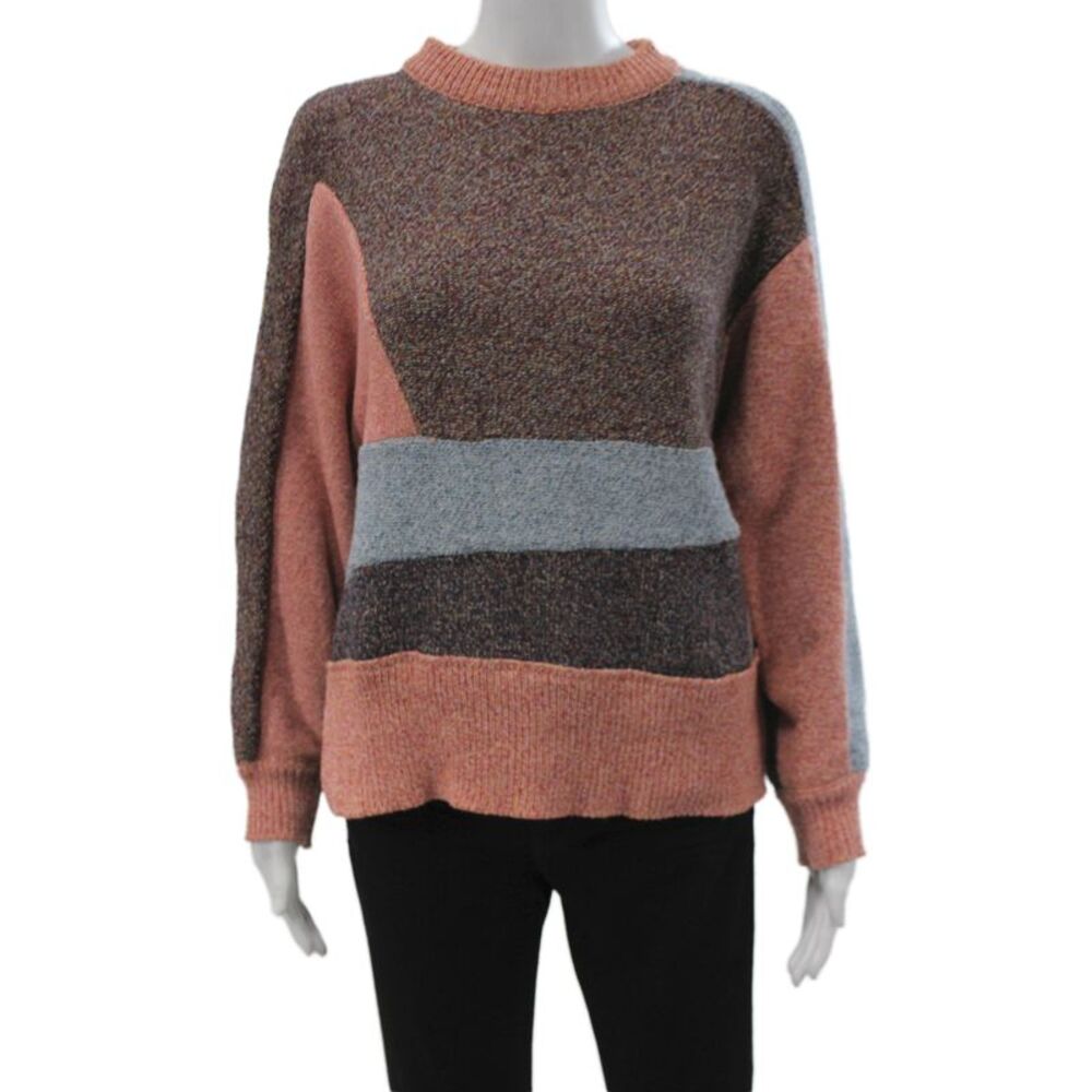 Cedric Charlier Unisex Brown Geometric Pullover Sweater Size 4